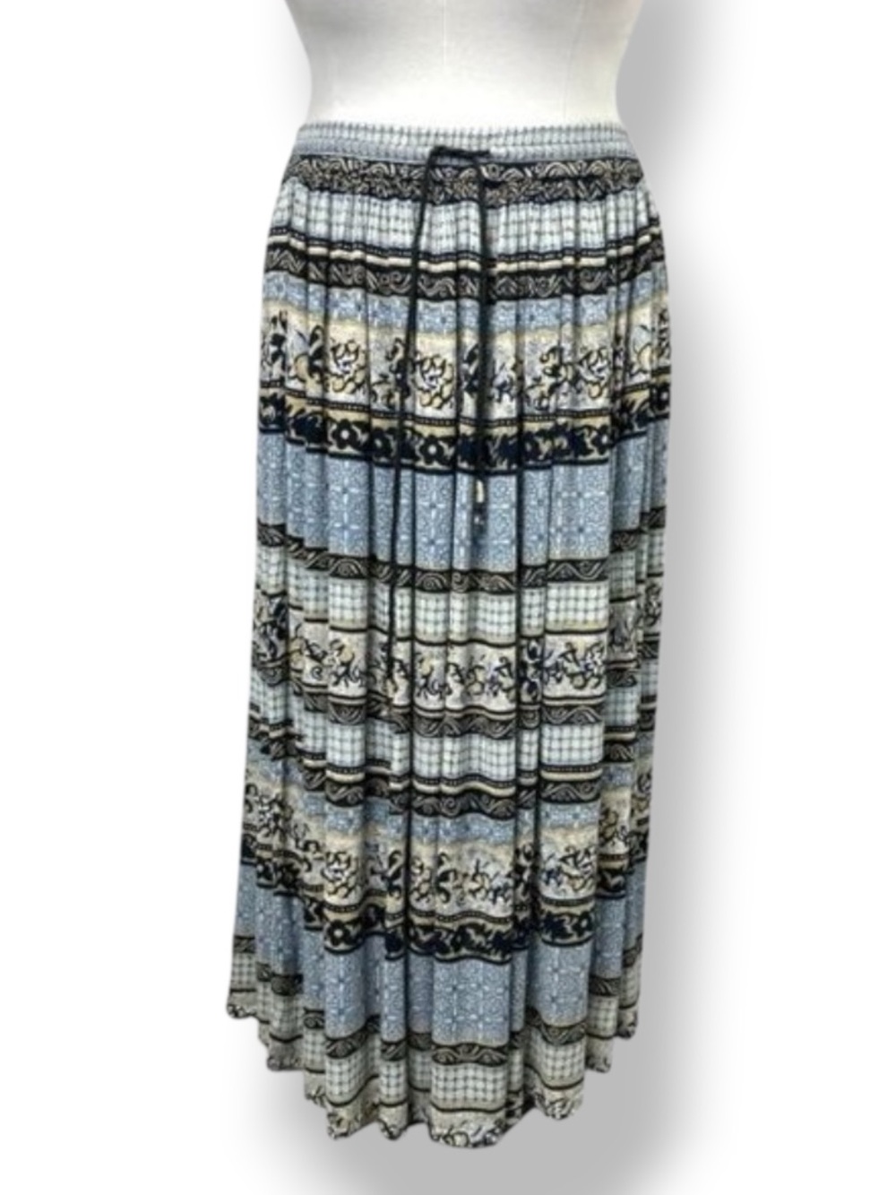 Sag Harbor Women’s Boho Chic Hippie Maxi Skirt VTG 90s 70s Rock Y2K Gypsy XL